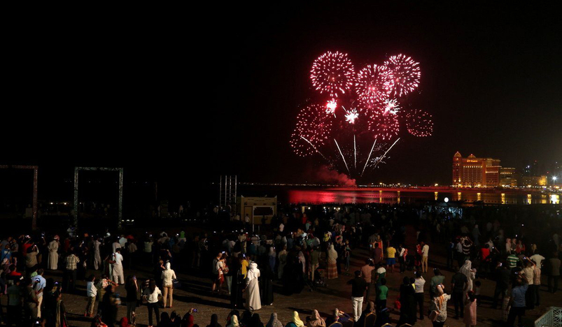 Eid Al Adha fireworks